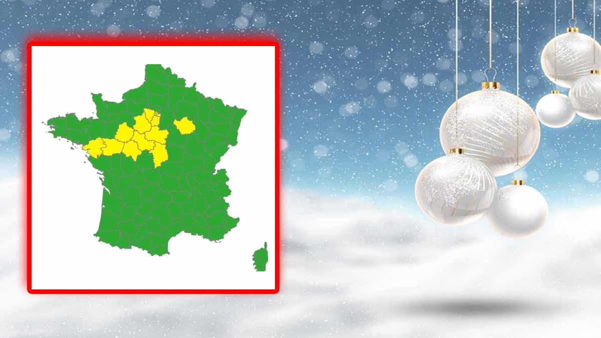 Noël blanc en France : la tendance pour la dernière semaine