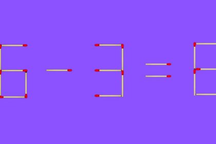 Casse-tête mathématique : faites fonctionner votre QI en ne déplaçant qu'une seule allumette !