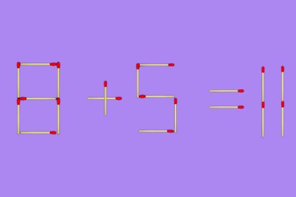 Casse-tête : testez votre QI avec ce défi de 2 mouvements d’allumettes en 25 secondes !