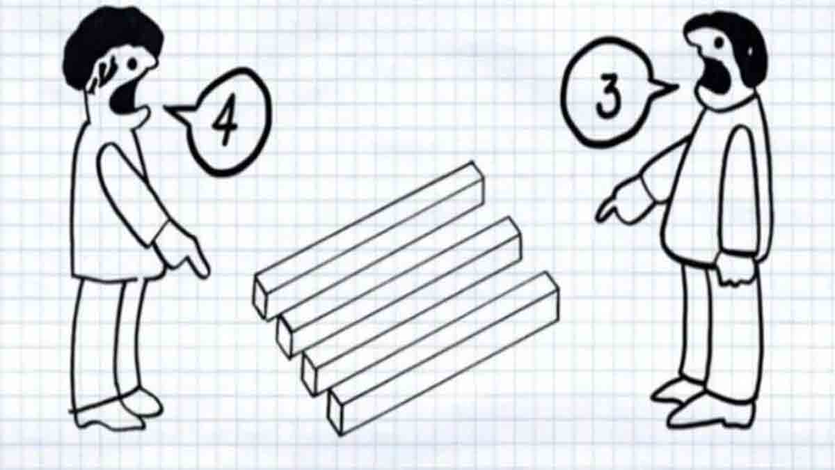 Un casse-tête qui rend fous les internautes : combien de blocs voyez-vous dans cette image : 3 ou 4 ?