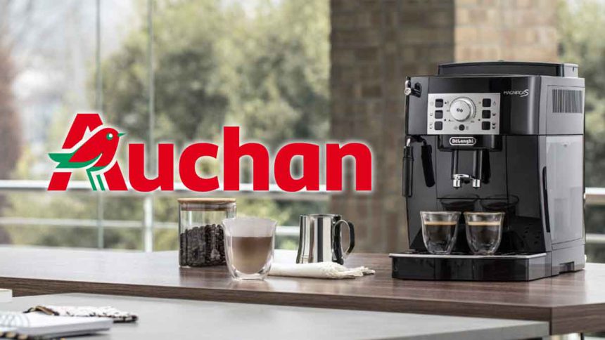 Auchan : ne manquez pas cette machine à café De'Longhi avec broyeur vendu à prix cassé chez l'enseigne