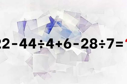 Casse-tête mathématique : résolvez cette énigme virale 22-44÷4+6-28÷7= ?