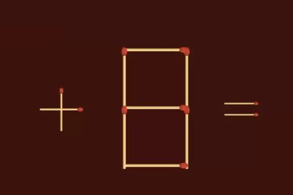 Puzzles d’allumettes : Corrigez ce casse-tête 1 + 8 = 1 en déplaçant 1 correspondance seulement