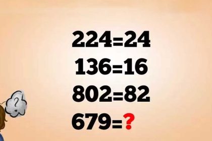 Trouvez la suite logique à ce casse-tête énigmatique : 224 = 24, 136 = 16, 802 = 82, alors 679 = ?