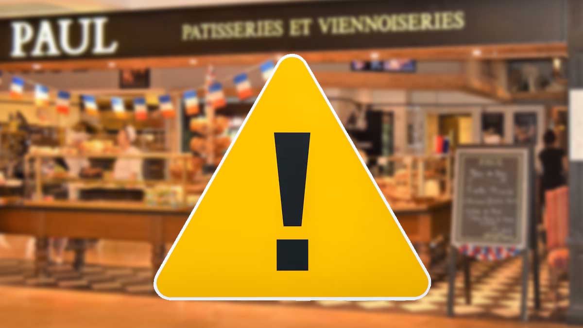 Alerte danger santé : fermeture d'urgence d'une boulangerie Paul pour menace importante