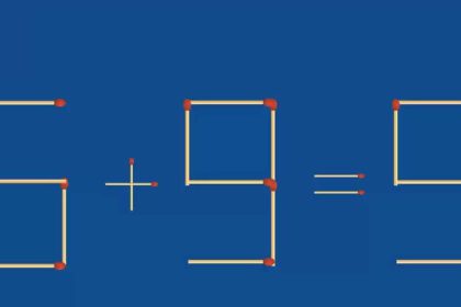 Casse-tête d'allumettes pour vous mettre à l’épreuve : corrigez l'équation 6 + 9 = 9 en déplaçant 1 correspondance