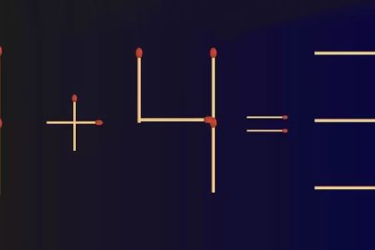 Test de QI : seuls les esprits brillants peuvent réussir ce casse-tête d'allumettes 1 + 4 = 3