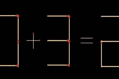 Test QI : seuls les plus perspicaces peuvent résoudre ce puzzle d’allumettes difficile 0 + 3 = 2 ?