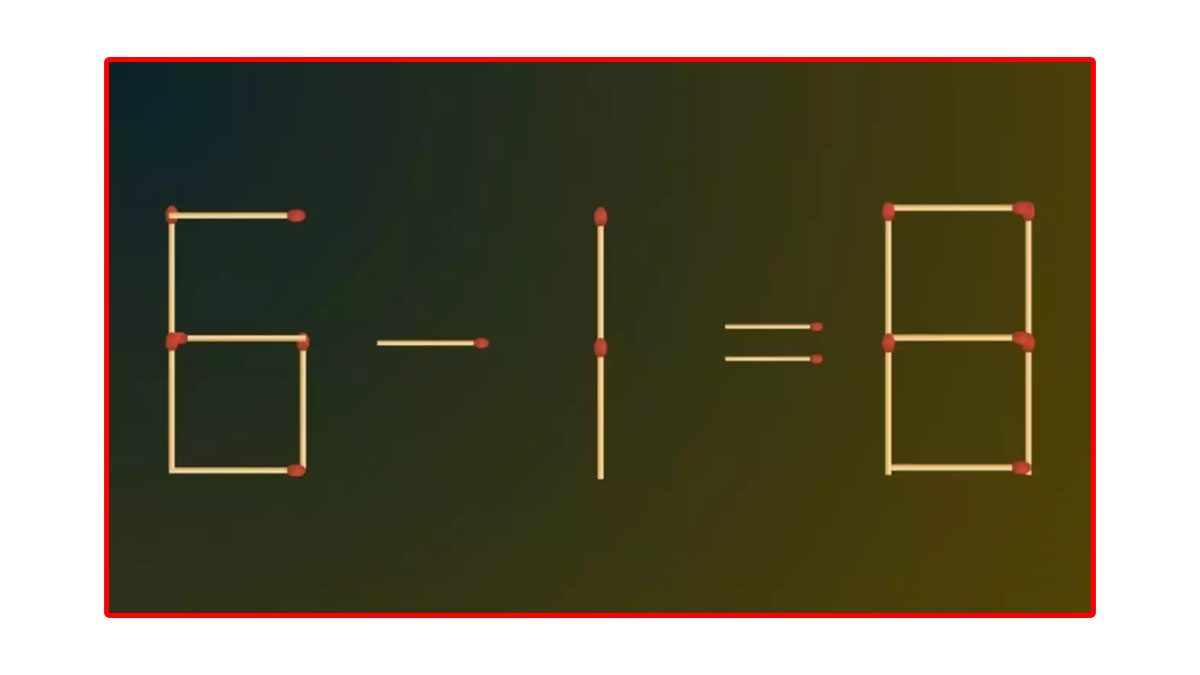 Ce puzzle d'allumettes a donné du fil à retordre à plein d'internautes, allez-vous le réussir ?