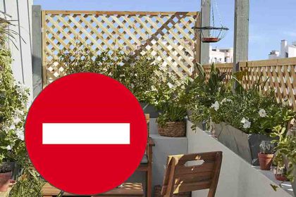 Cette façon très courante d'aménager le balcon peut coûter cher, tout le monde le fait...