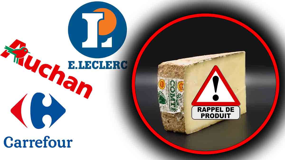 Rappel produit : attention listéria, du Comté contaminé vendu chez Carrefour, Leclerc, Auchan... Vérifiez vos lots !