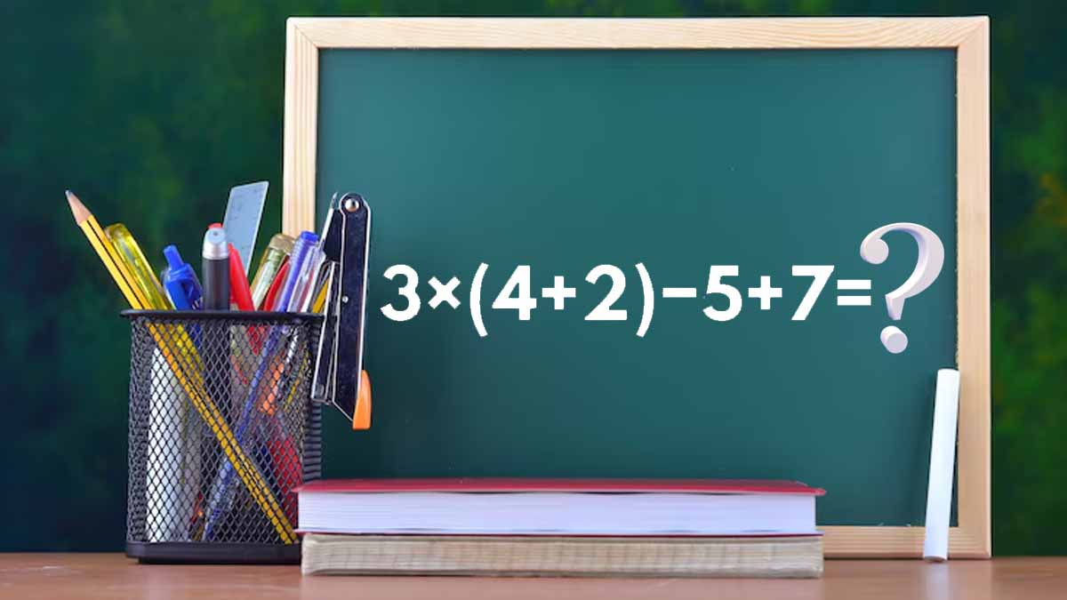 Test mathématique : qui peut résoudre ce nouveau défi 3×(4+2)−5+7 en un temps record ?