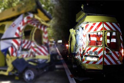 A9 : un chauffard percute à pleine vitesse un véhicule d’intervention avec deux patrouilleurs à bord, VINCI Autoroutes dépose plainte