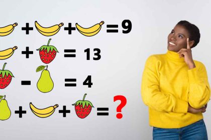 Défi mathématique : si vous pensez avoir une capacité extraordinaire, trouvez la valeur de chaque fruit en seulement 8 secondes