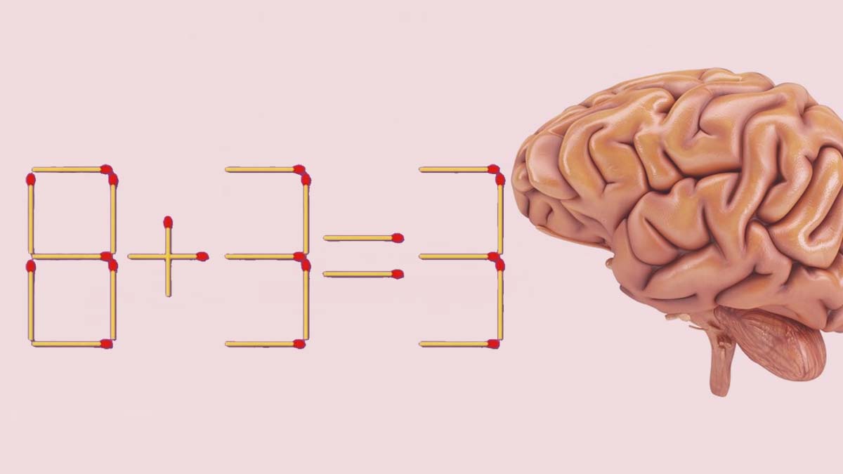 Prêt à tester la finesse de votre cerveau ? Résolvez ce puzzle d'allumettes en 10 secondes