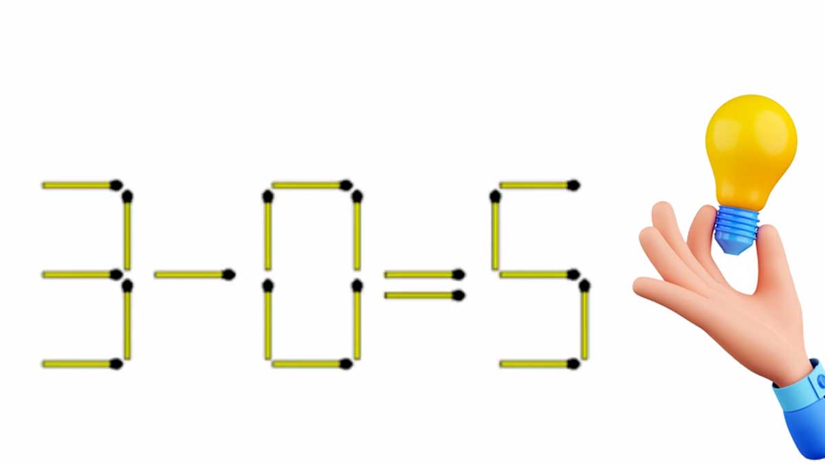 Test d'allumettes : résolvez ce casse-tête en 2 mouvements en moins de 10 secondes ?