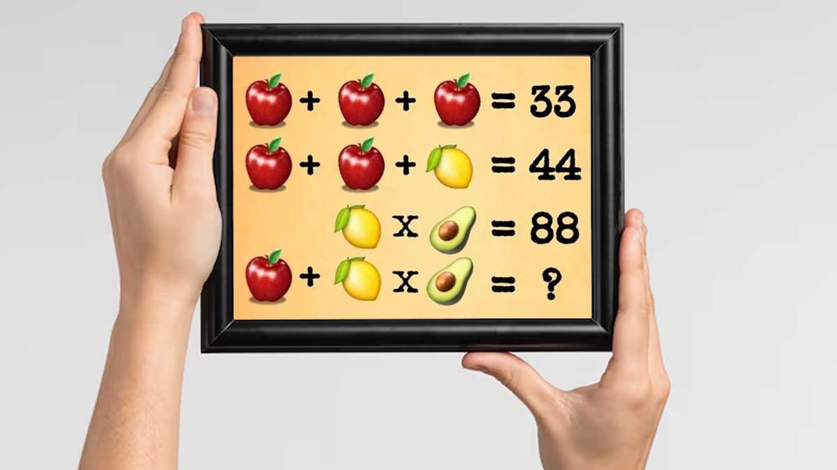 Test QI : 95% ont finalement baissé les bras face à ce casse-tête fruité