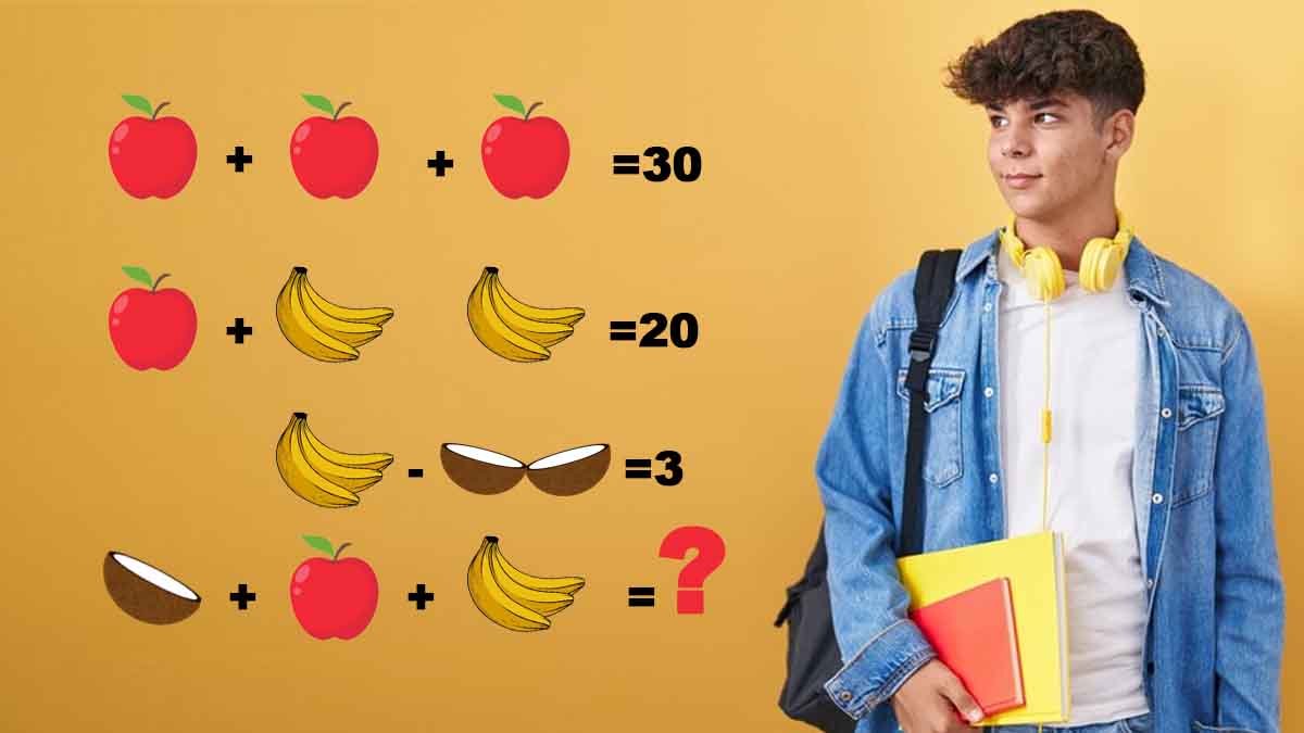 Vous avez 6 secondes pour trouver la réponse à ce casse-tête hyper fruité