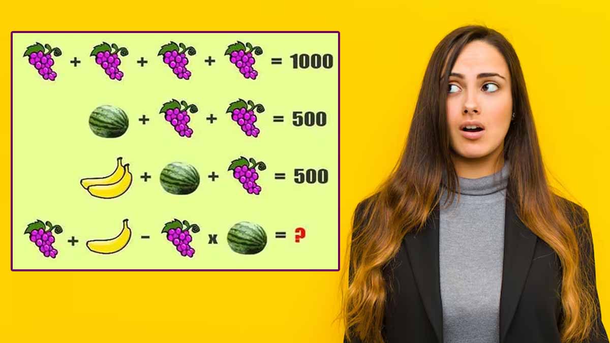 Enigme du raisin et de la pastèque : résolvez ce casse-tête avec des fruits en seulement 11 secondes