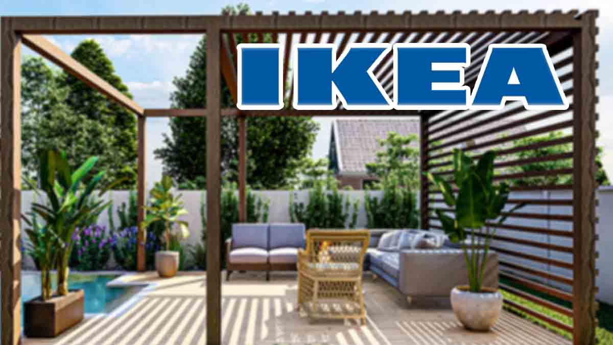 Ikea : Procurez-vous d'urgence cette pergola à prix imbattable chez le géant suédois pour vous protéger de la chaleur cet été