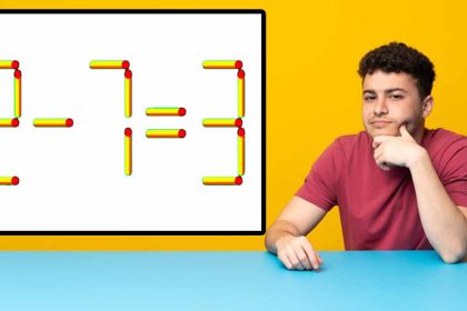 Rectifiez l'équivalent 2- 7 = 3 en déplaçant uniquement 1 seule tige d'allumette, vous avez 12 secondes chrono