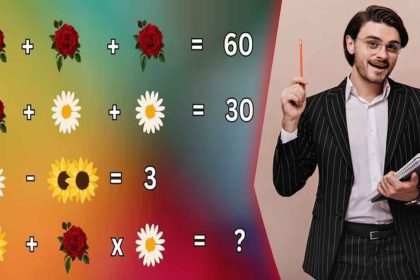 Testez vos compétences mathématiques et trouvez la valeur des fleurs en 18 secondes seulement