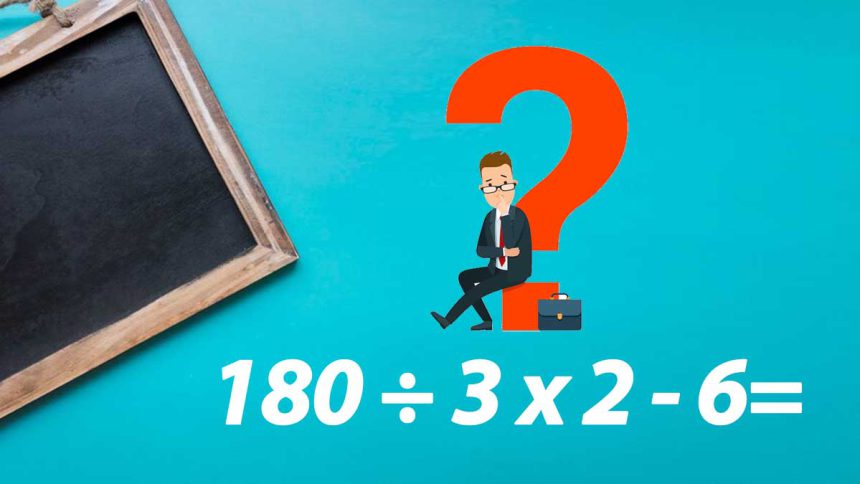 7 secondes pour cette énigme mathématique : pensez-vous y arriver ?