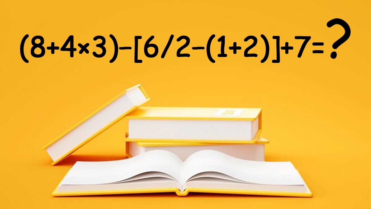 Défi mathématique pour les esprits aiguisés : (8+4×3)−[6/2−(1+2)]+7