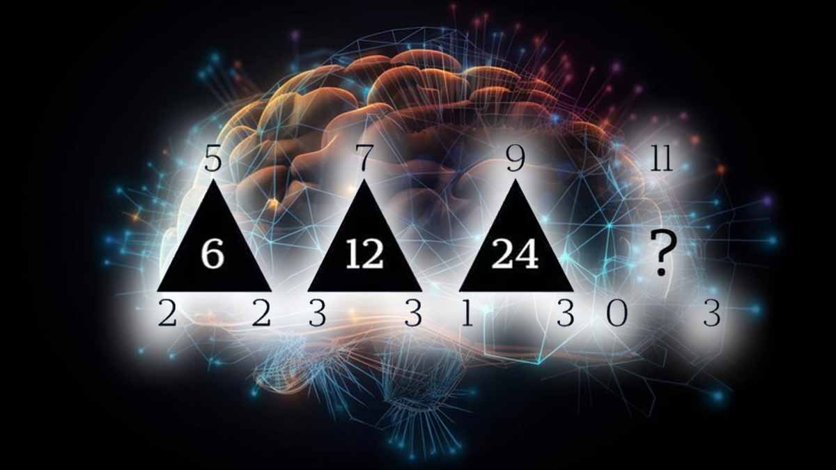 Défi visuel complexe : trouvez le nombre manquant dans le triangle en 12 secondes chrono