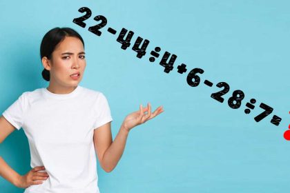 Test QI : vous avez 12 secondes pour résoudre dans la tête cette expression mathématique 22-44÷4+6-28÷7= ?