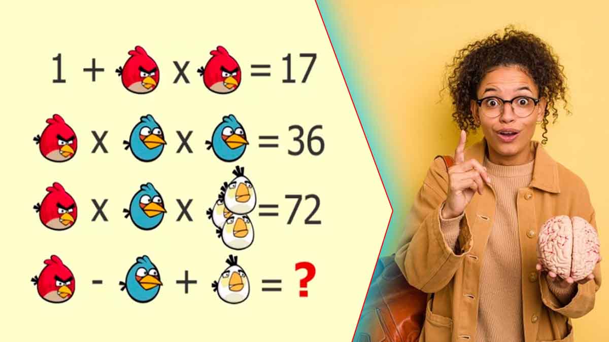 Un défi mathématique inspiré d’Angry Birds : serez-vous à la hauteur de ce test viral ?