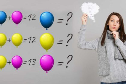 Défi mathématique : trouvez la valeur de chaque ballon du casse-tête en 8 secondes chrono