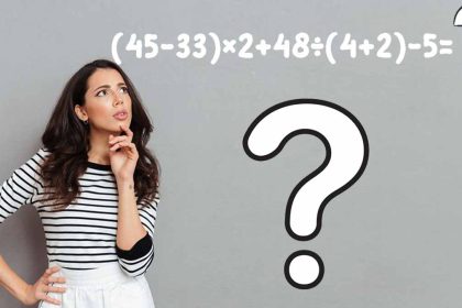 Testez votre QI avec ce défi express : pouvez-vous résoudre correctement l’expression mathématique en moins de 12 secondes ?