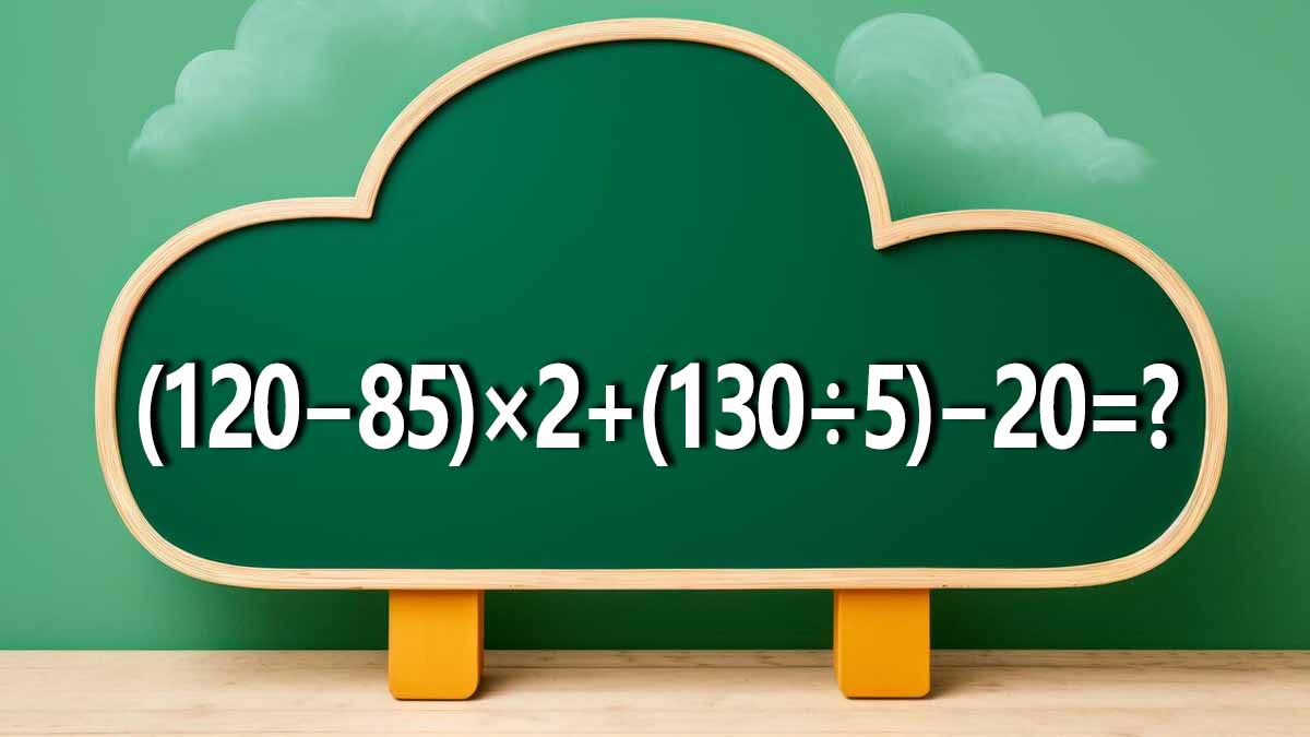 Avez-vous un QI supérieur à Einstein ? Ce test mathématique est le défi parfait pour prouver si vous êtes au-dessus à la moyenne