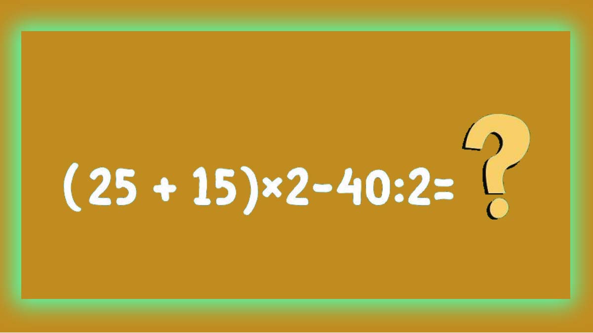 Défi mathématique : pouvez-vous résoudre cette expression en moins de 8 secondes ?