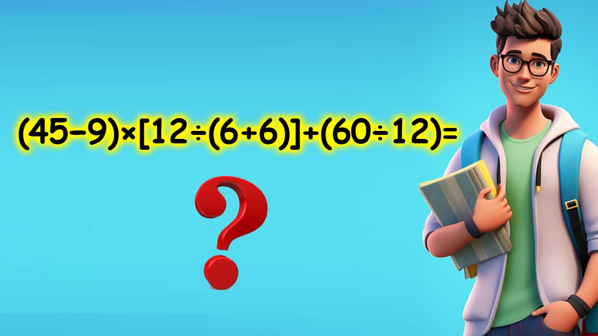 Énigme mathématique : réussirez-vous à résoudre ce test en 11 secondes ?