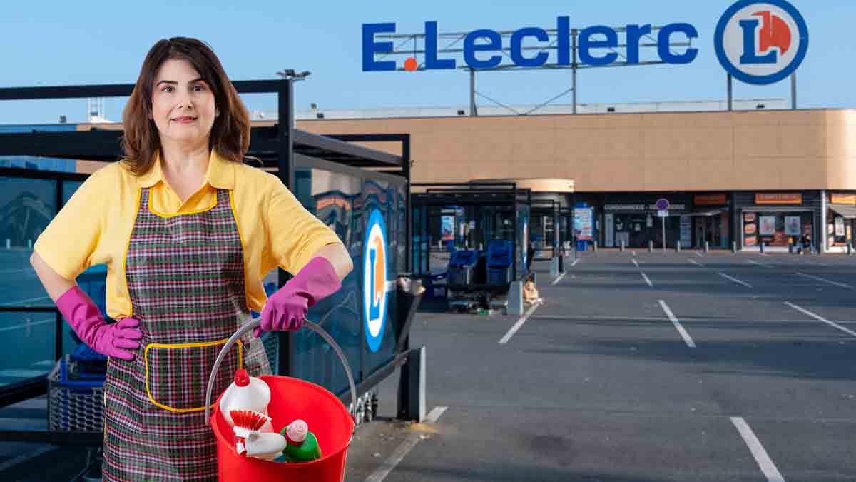 Supermarché : combien gagne une femme de ménage chez Leclerc ?