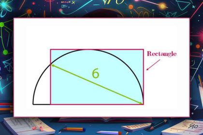 Défi : quelle est l'aire du rectangle bleu ? Parviendrez-vous à le résoudre en moins de 20 secondes ?