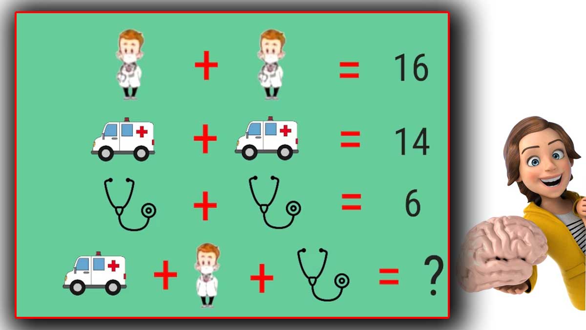 Test QI : vous avez 8 secondes pour trouver la valeur de chaque élément de ce casse-tête du monde des urgences